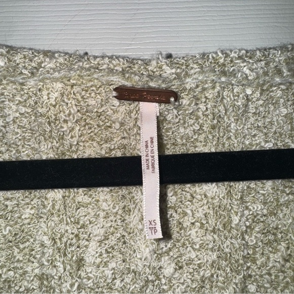Free People Green Knit Sweater - Picture 3 of 4